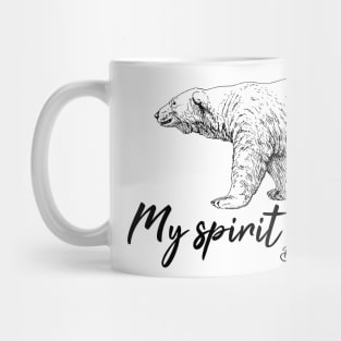 Polar bear My spirit animal Mug